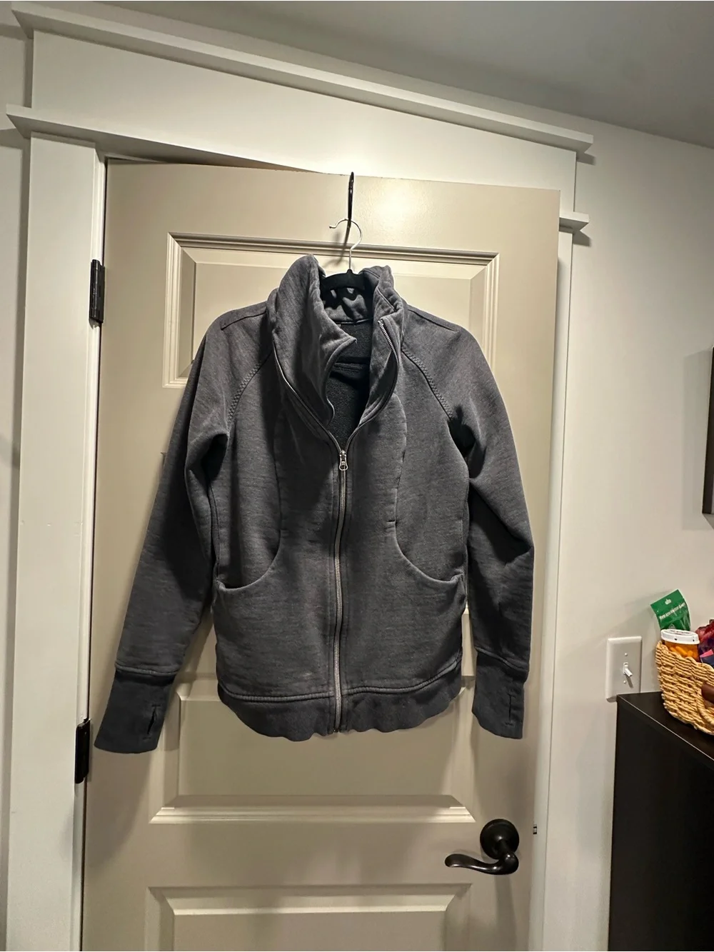 Lululemon heavy zip up jacket.